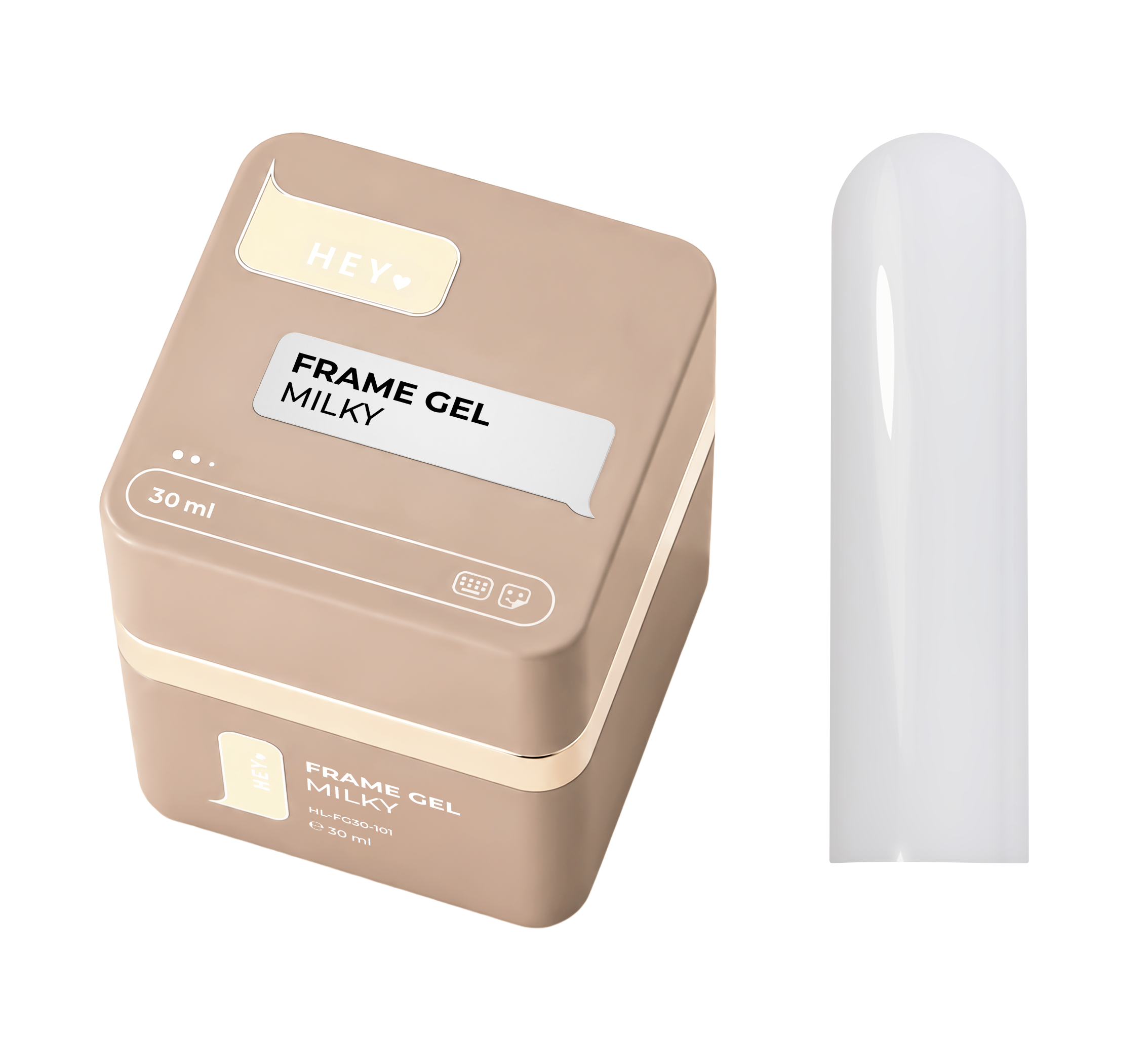 HEYLOVE. Frame Gel, MILKY, with pump 30 ml